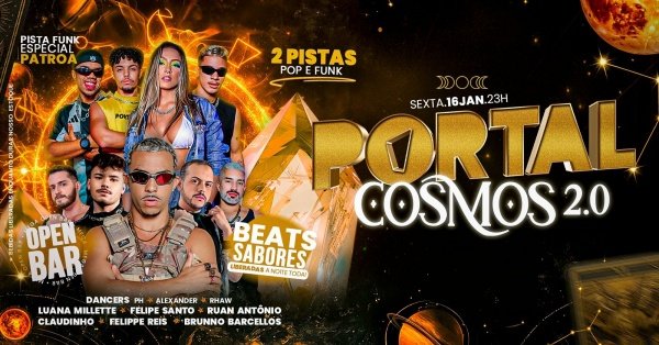 16/01 - PORTAL COSMOS - ESPECIAL ANITTA / MEGA OPEN BAR + BEATS A NOITE TODA (foto do evento)