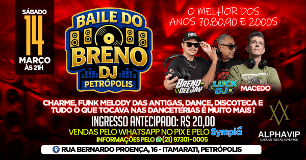 BAILE DO BRENO DJ - PETRÓPOLIS (foto do evento)
