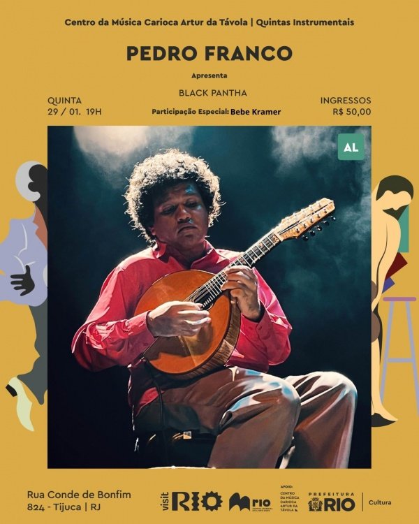 Centro da Música Carioca Artur da Távola apresenta: Pedro Franco (foto do evento)
