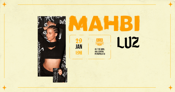 MAHBI LUZ no Sobrado404 (foto do evento)