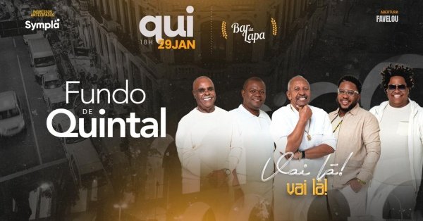 FUNDO DE QUINTAL  NO BAR DA LAPA (foto do evento)