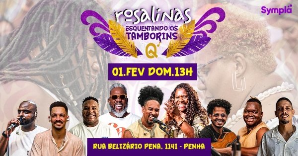 SAMBA DAS ROSALINAS na BATUQ!! (foto do evento)