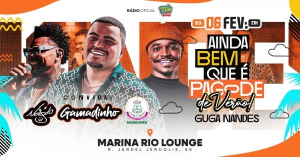 AINDA BEM QUE É PAGODE (foto do evento)