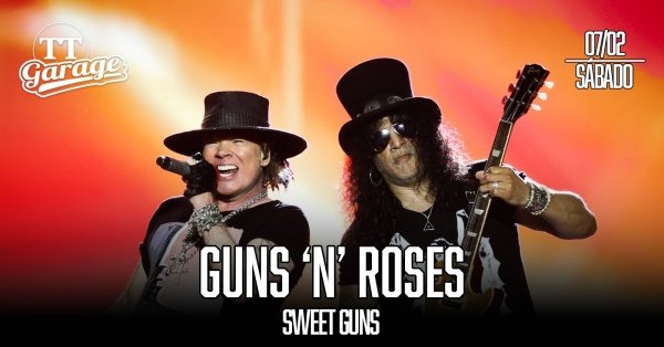 Tributo Guns N Roses com a banda Sweet Guns - Sábado - 07/02 (foto do evento)