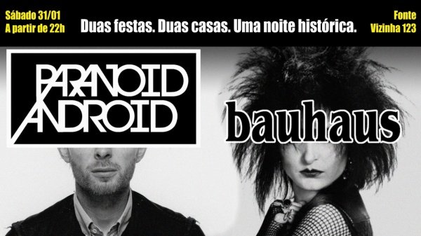 Paranoid Android + Bauhaus - Edição Histórica Em Botafogo (foto do evento)