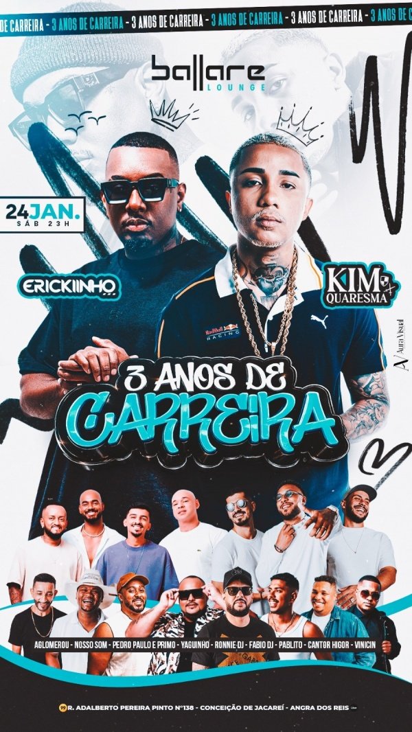 3 ANOS DE CARREIRA ERICKIINHO (foto do evento)