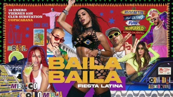 Fiesta Latina Baila Baila |En Rio | Copacabana | 16 Enero | 23h (foto do evento)