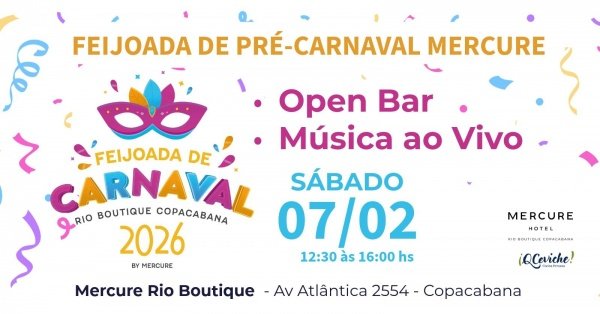 FEIJOADA PRÉ-CARNAVAL - MERCURE RIO BOUTIQUE (foto do evento)