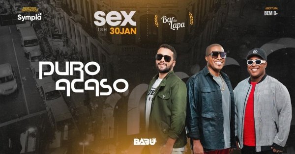 PURO ACASO NO BAR DA LAPA (foto do evento)