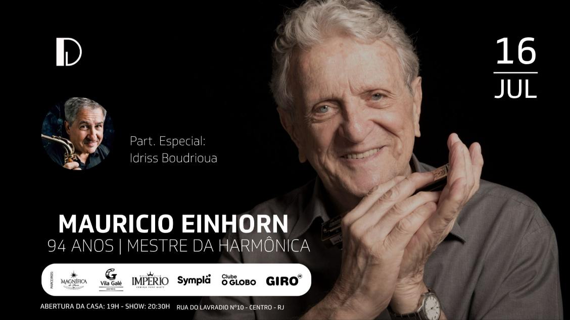 Maurício einhorn 94 anos - mestre da harmônica   16.07 (foto do evento)