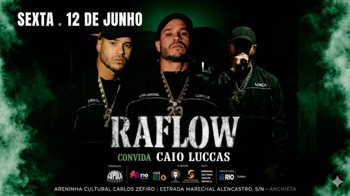 Raflow convida Caio Lucas (foto do evento)
