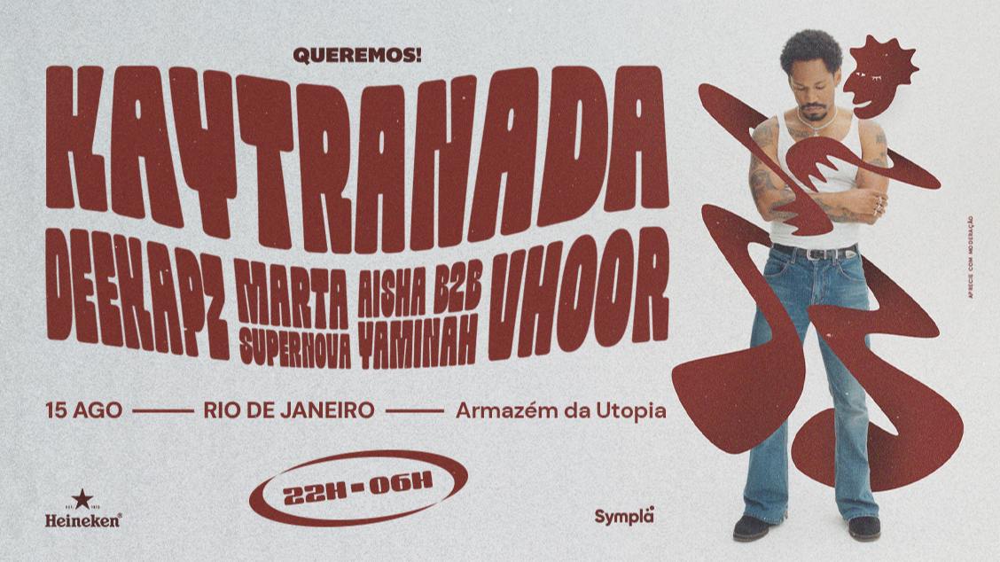 Queremos! Kaytranada, Rio de Janeiro (foto do evento)