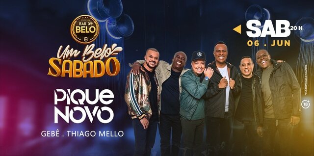 Um belo sábado apresenta: pique novo (foto do evento)