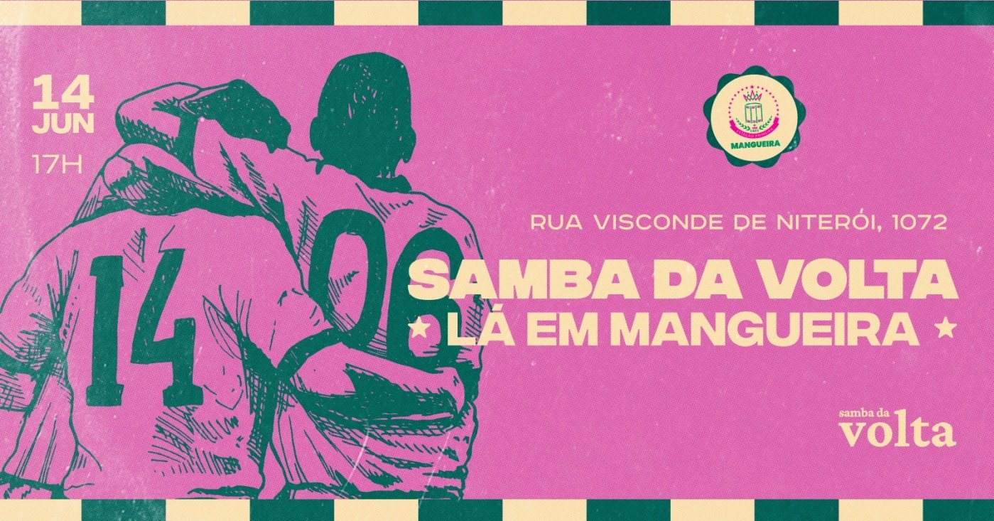 Samba da volta lá em mangueira (foto do evento)