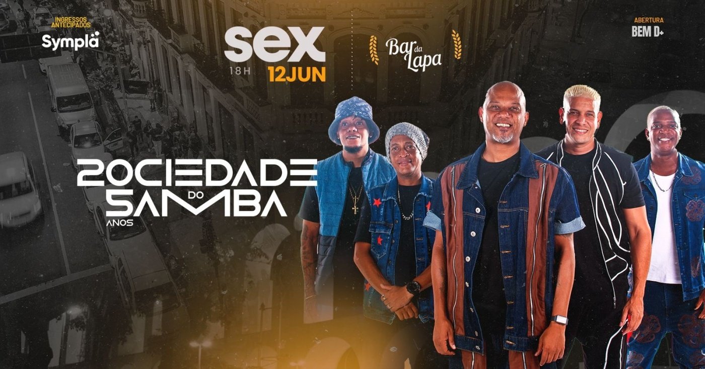 Sociedade do samba  no bar da lapa (foto do evento)
