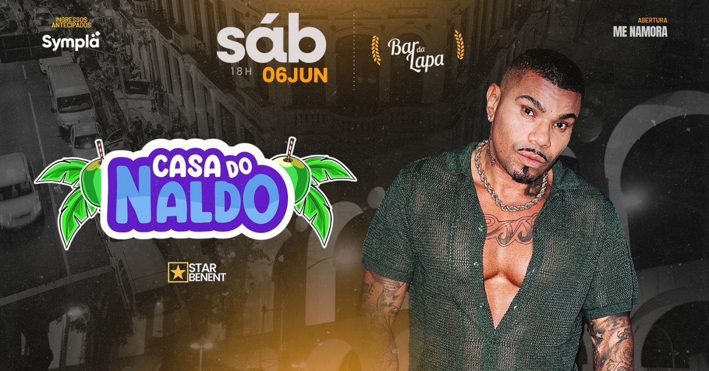 Casa do naldo no bar da lapa (foto do evento)