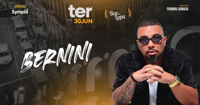 Bernini no bar da lapa (foto do evento)