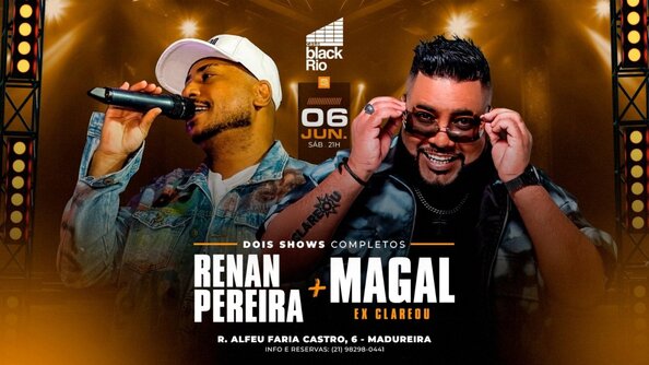 PAGOFUNK com MAGAL CLAREOU + RENAN PEREIRA - Casa Black Rio - Madureira (foto do evento)