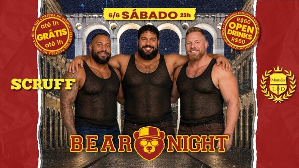 BEAR NIGHT 06/06 (SÁBADO) MANSÃO L&D (LAPA) 23h (foto do evento)