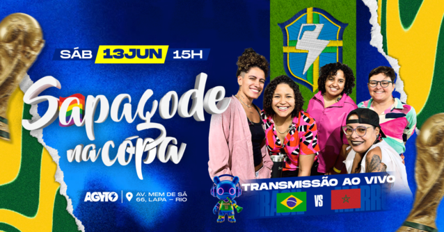 Sapagode na Copa do Mundo - Centro do Rio (foto do evento)