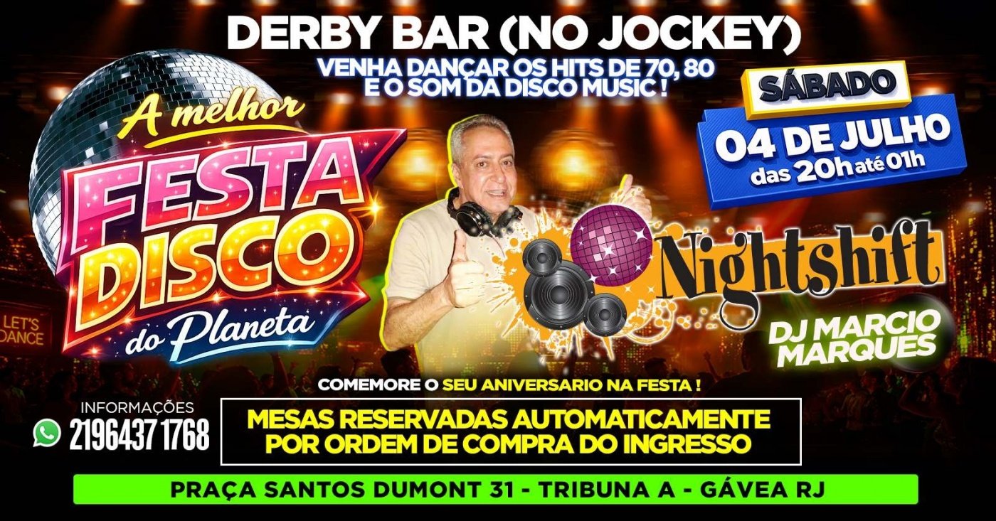 A Melhor Festa Disco do Planeta! (foto do evento)