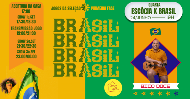 Jogo Brasil comLeonardo Bessa (foto do evento)