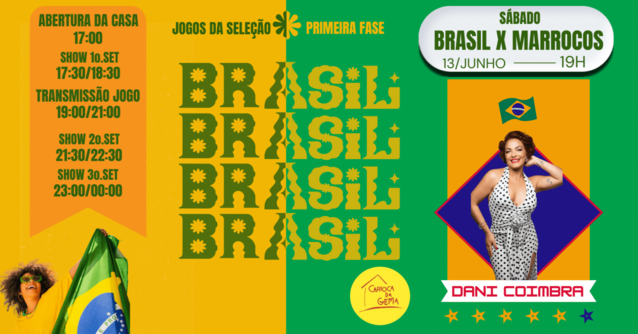 Jogo Brasil com Dani Coimbra (foto do evento)