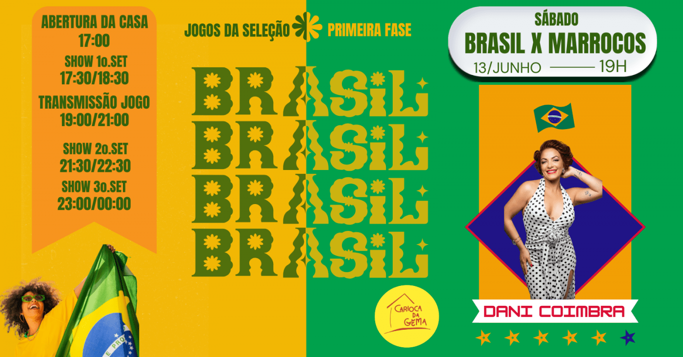 Jogo Brasil com Dani Coimbra (foto do evento)