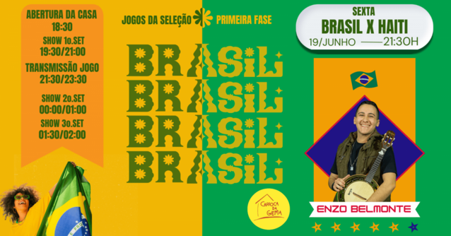 Jogo Brasil com Enzo Belmonte (foto do evento)