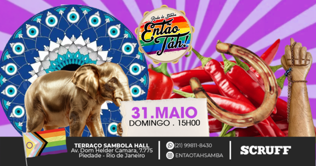 ENTÃO TAH! A RODA DE SAMBA LGBTQIAPN+ da ZONA NORTE (foto do evento)