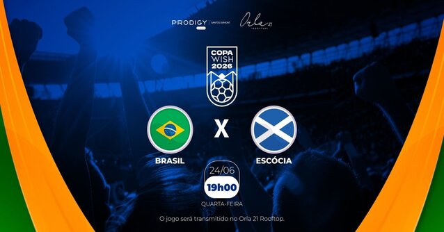 Arena Orla 21 Rooftop  - Brasil x  Escocia (foto do evento)