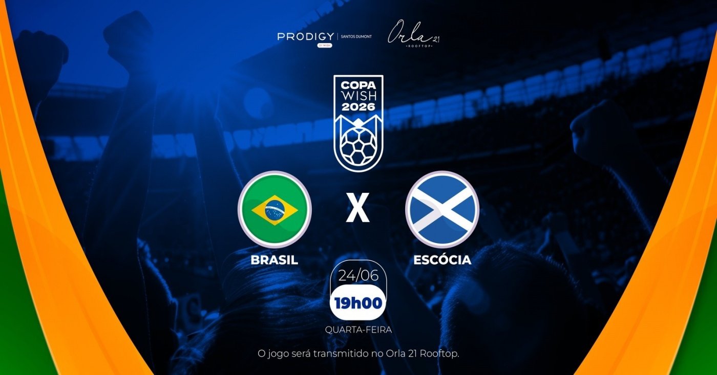 Arena Orla 21 Rooftop  - Brasil x  Escocia (foto do evento)