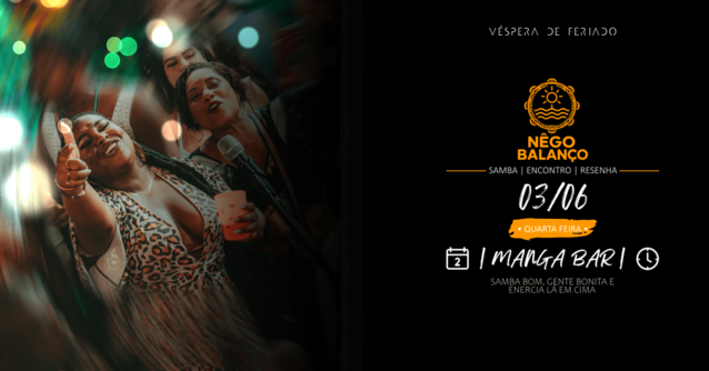 NêgoBalanço - No Mangabar (foto do evento)