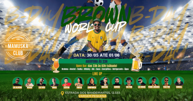 Open bar! - brown world cup (foto do evento)