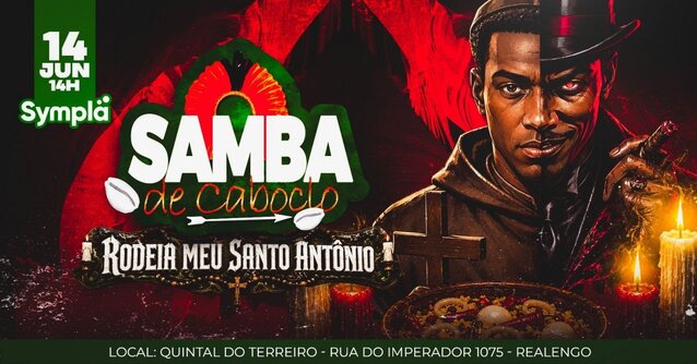 Samba de Caboclo - Realengo - Rodeia Santo Antônio (foto do evento)