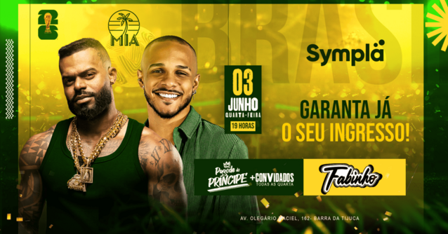 Pagode do principe convida fabinho no mia lounge (foto do evento)