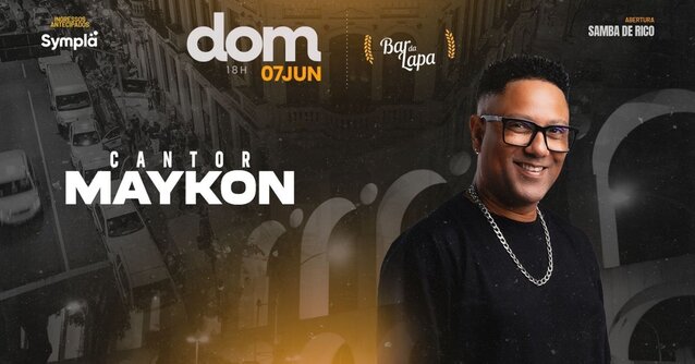 Cantor maykon no bar da lapa (foto do evento)