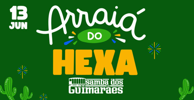 SAMBA DOS GUIMARÃES com Confraria Carioca e jogo do Brasil no telão (foto do evento)