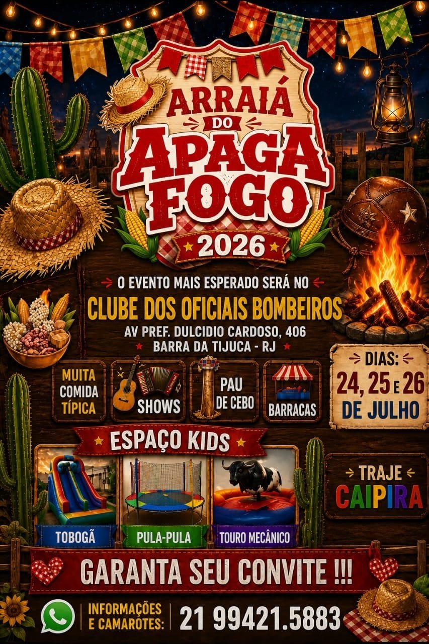 Arraiá do apaga fogo (foto do evento)