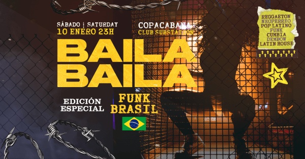 Fiesta Latina Baila Baila |Especial Funk Brasil| Copacabana | 10 Enero | 23h (foto do evento)