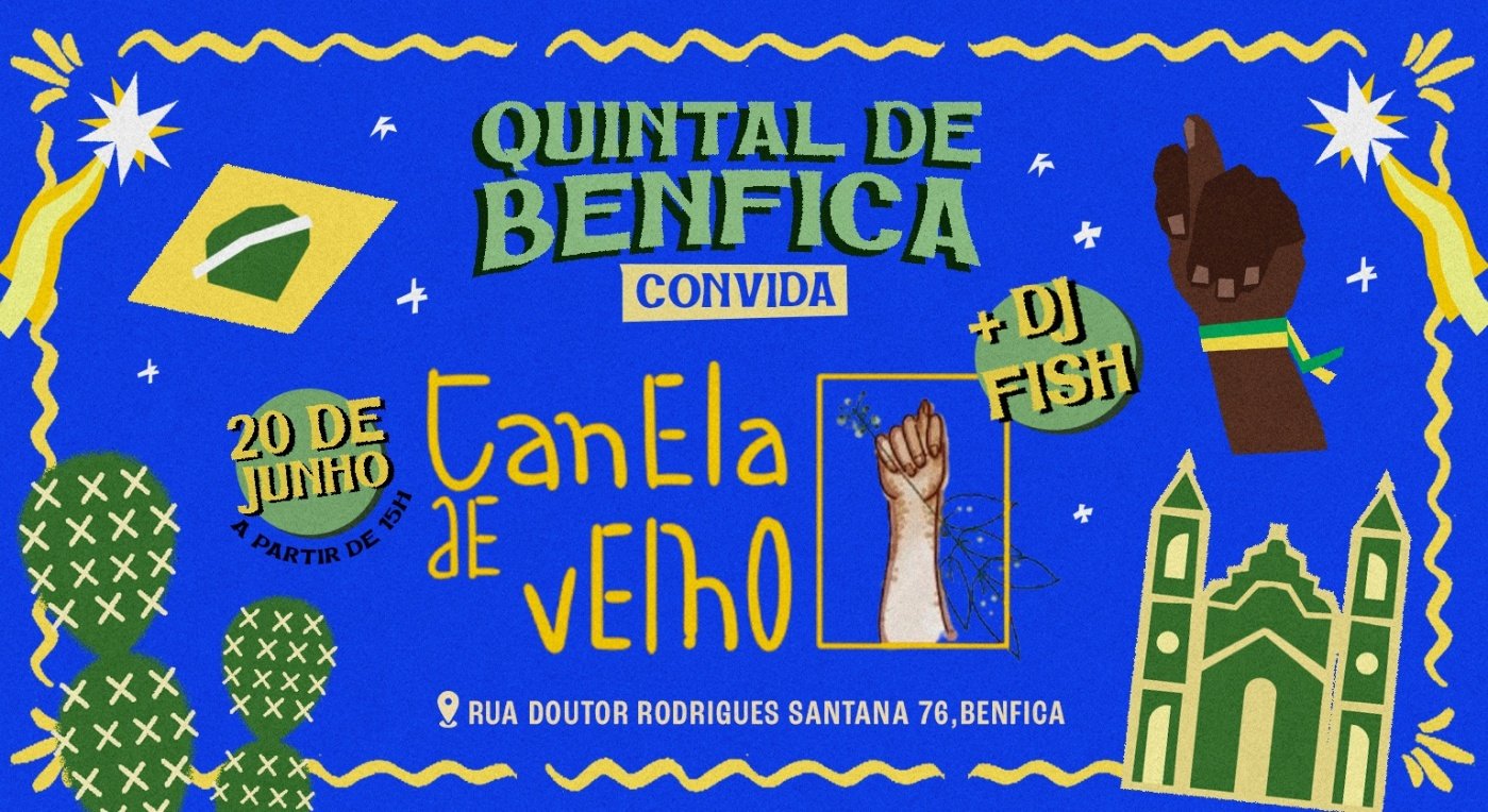 Canela de Velho & Dj Fish no Quintal de Benfica (foto do evento)