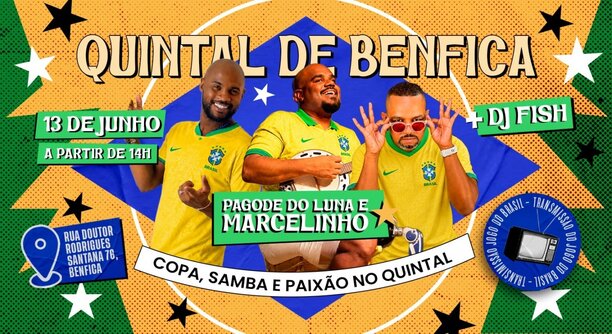 Pagode do Luna & Marcelinho no Quintal de Benfica (foto do evento)