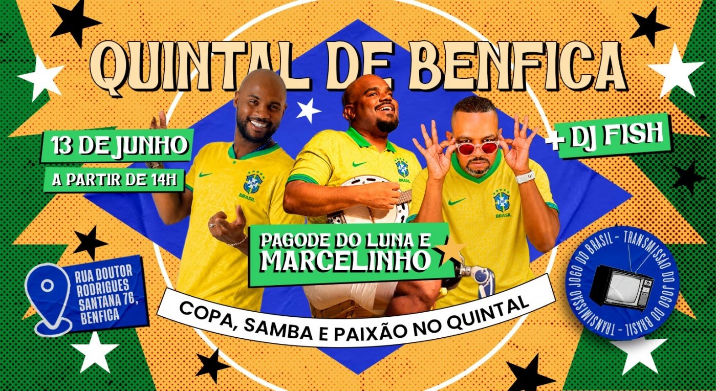 Pagode do Luna & Marcelinho no Quintal de Benfica (foto do evento)