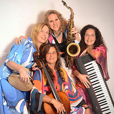 Bossa delas - silvana agla, daniela spielmann, sheila zagury e mila schiavo (foto do evento)