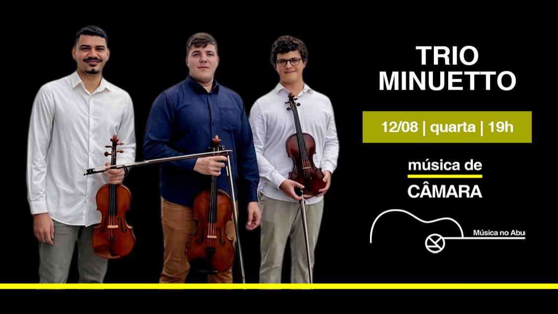 Música de Câmara  Trio Minuetto (foto do evento)