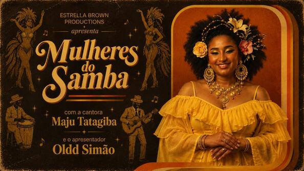 Maju Tatagiba - Mulheres do Samba – Um Tributo às Grandes Vozes Femininas (foto do evento)
