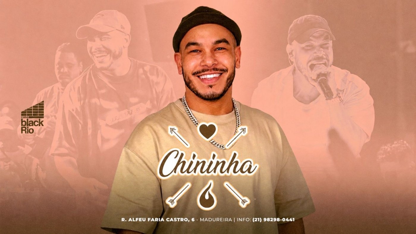 Pagofunk com  chininha + inho 100%   + djs  charme , hip hop, afrobeat e  funk (foto do evento)