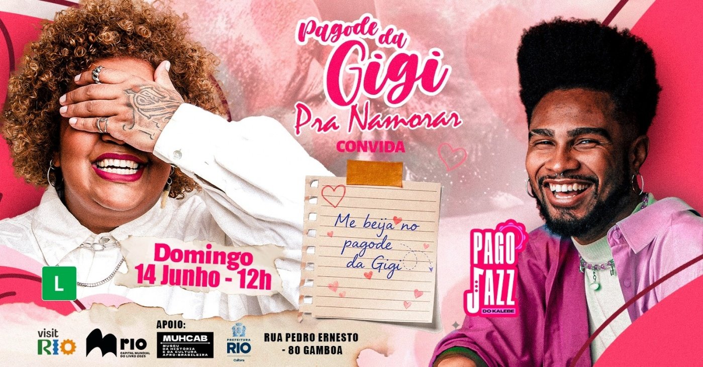 Pagode da Gigi pra namorar convida PAGOJAZZ (foto do evento)