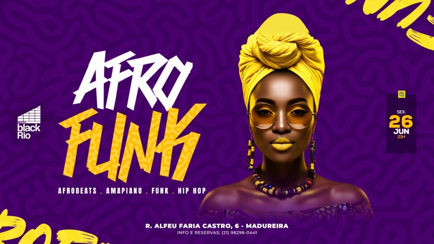 AFROFUNK : Afrobeats, Funk, Hip Hop (foto do evento)