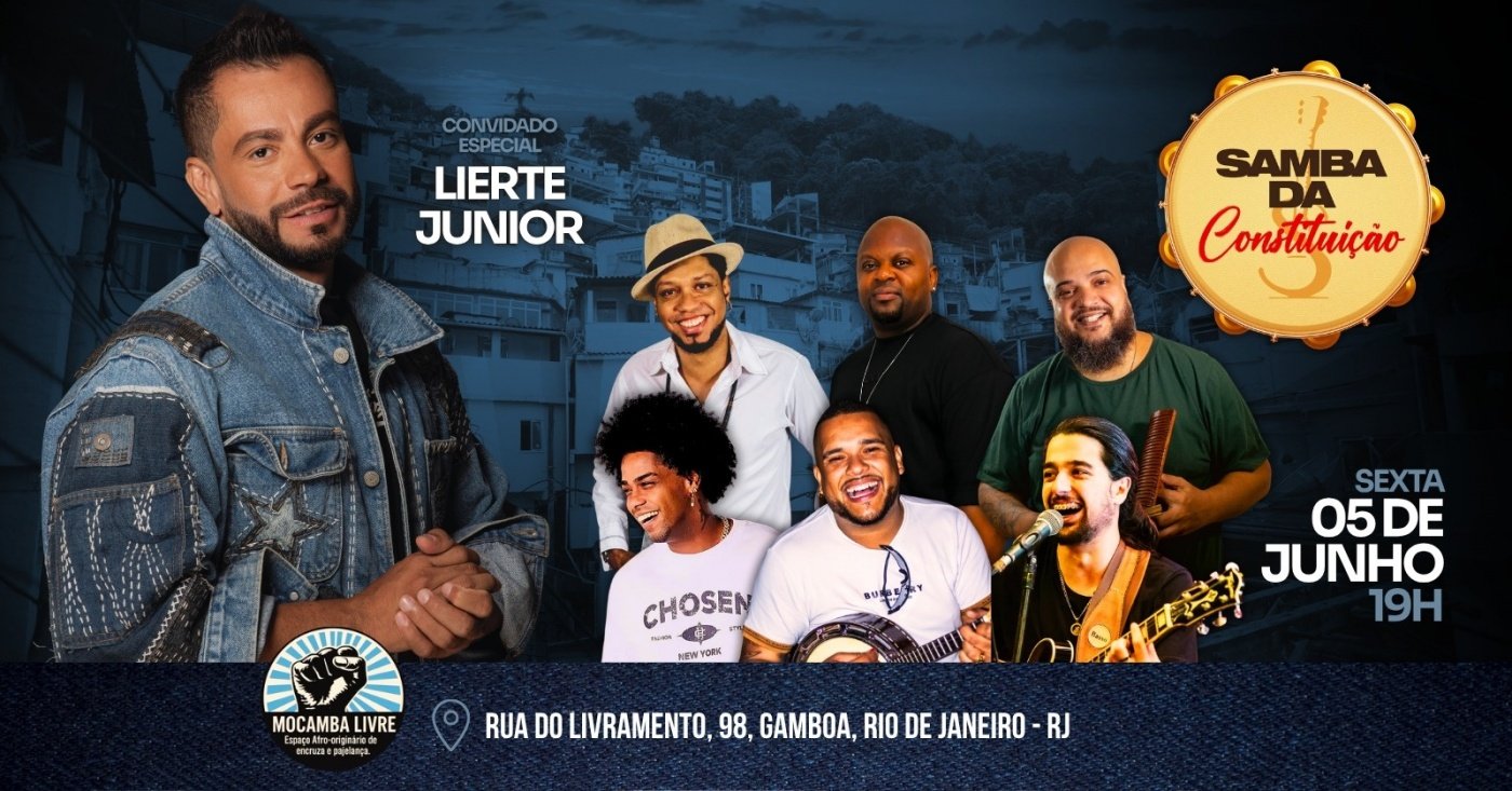 Samba da constituicao convida  lierte junior (foto do evento)